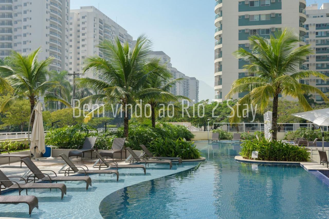 Verano Stay Flat Com Garagem E Wi-Fi - Parque Olimpico リオデジャネイロ エクステリア 写真