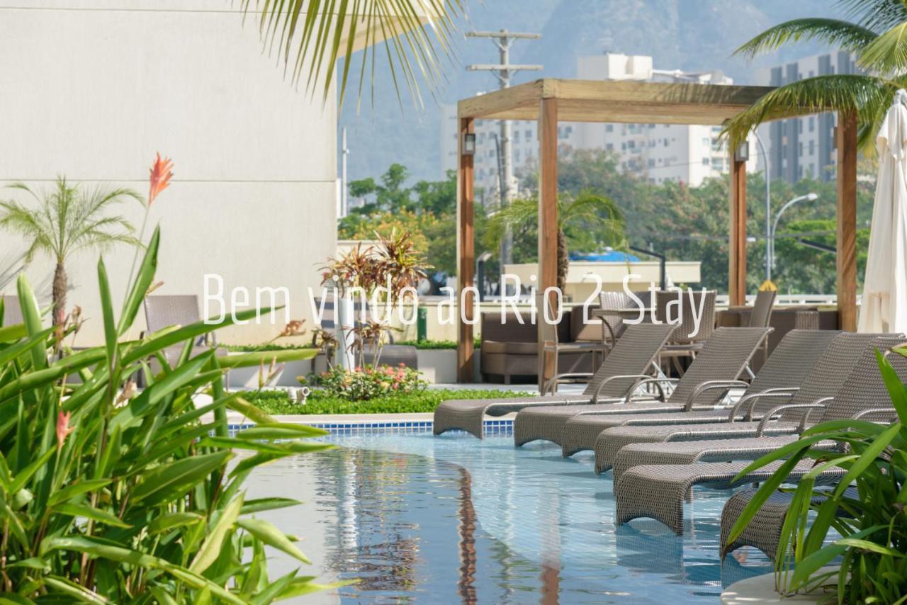 Verano Stay Flat Com Garagem E Wi-Fi - Parque Olimpico リオデジャネイロ エクステリア 写真