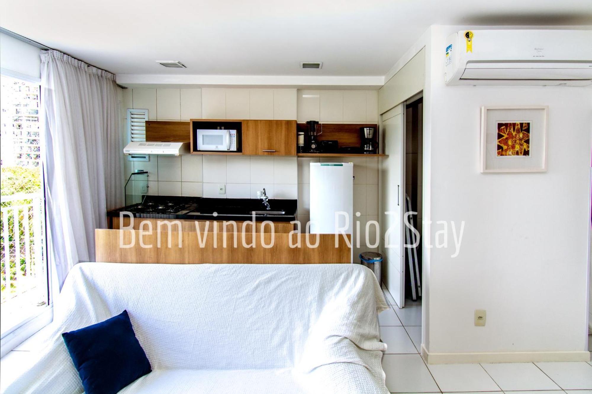 Verano Stay Flat Com Garagem E Wi-Fi - Parque Olimpico リオデジャネイロ エクステリア 写真