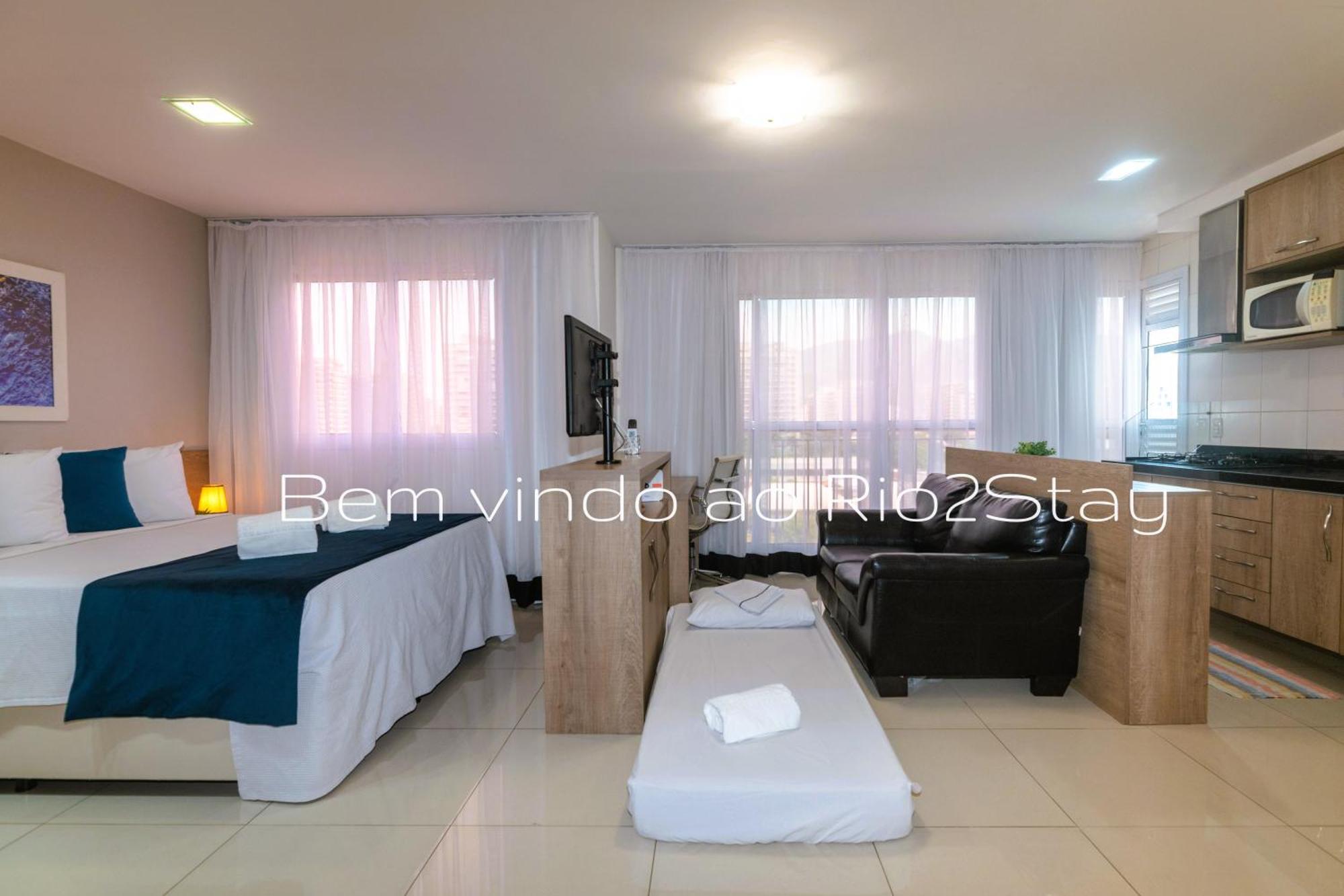 Verano Stay Flat Com Garagem E Wi-Fi - Parque Olimpico リオデジャネイロ エクステリア 写真